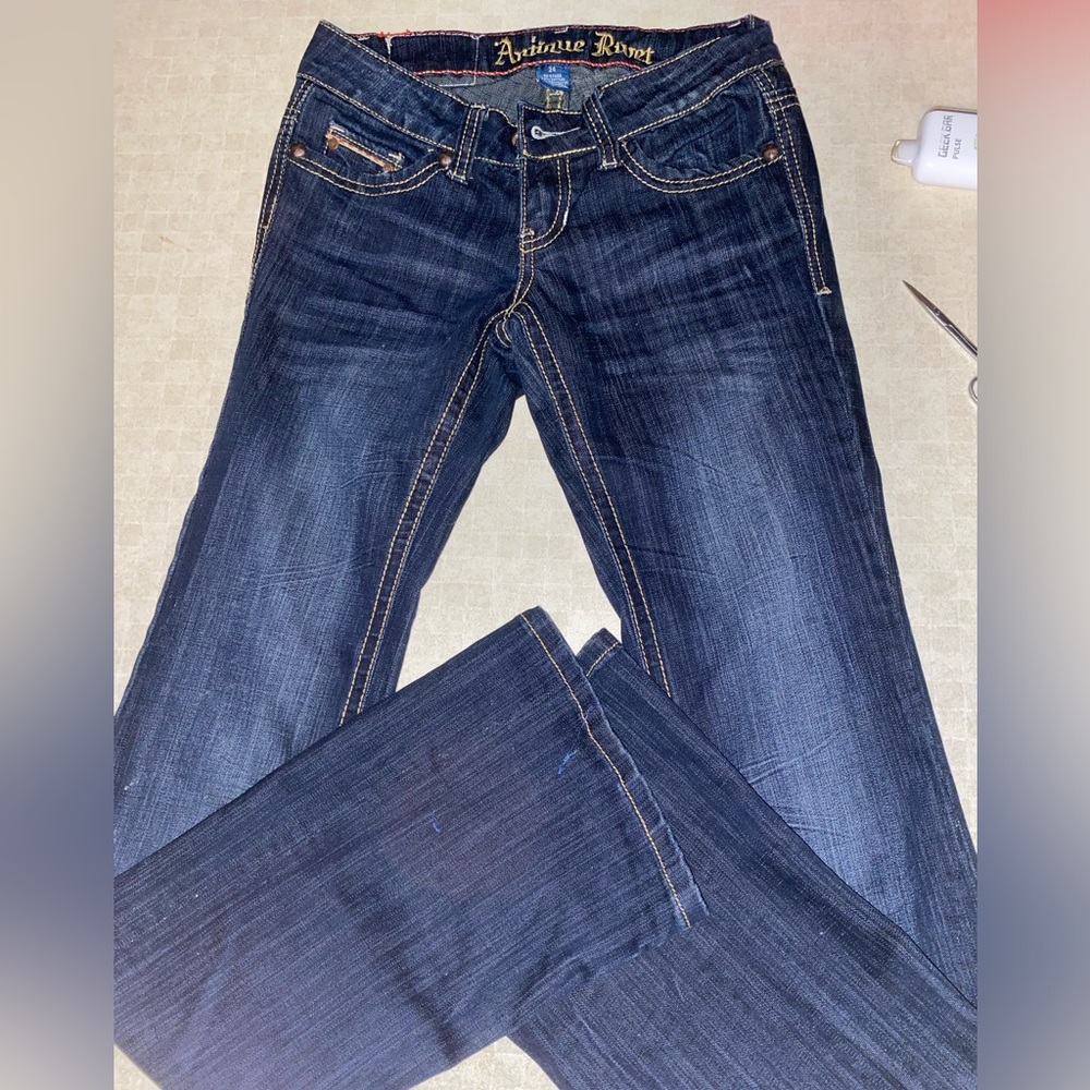 Antique Rivet Bootcut Jeans Size 24